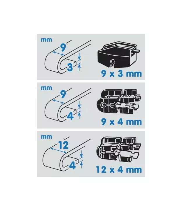 ΥΑΛΟΚΑΘΑΡΙΣΤΗΡΑΣ ΦΟΡΤΗΓΟΥ OPTIMAX 55 cm (22 INCH) ΜΕ 3 ΑΝΤΑΠΤΟΡΕΣ - 1 ΤΕΜ.