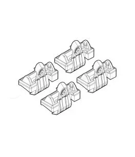 ΑΚΡΑ ΓΙΑ ΜΠΑΡΕΣ NORDRIVE ΓΙΑ VW GOLF 5 3D/5D-GOLF 6 3D/5D KIT 