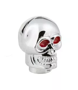ΠΟΜΟΛΟ ΤΑΧΥΤΗΤΩΝ SKELETOR ΝΕΚΡΟΚΕΦΑΛΗ 62 Χ 43 mm / Φ 53 mm (ΧΡΩΜΙΟ) 