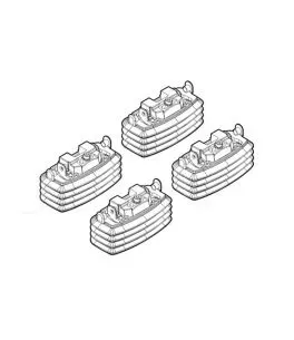 ΑΚΡΑ ΓΙΑ ΜΠΑΡΕΣ NORDRIVE ΓΙΑ BMW ΣΕΙΡΑ 3 E46 3D/5D/COUPE 01/07+ KIT 