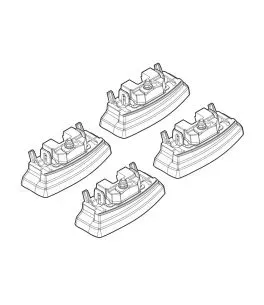 ΑΚΡΑ ΓΙΑ ΜΠΑΡΕΣ NORDRIVE ΓΙΑ MERCEDES A-CLASS W176 10/12+ KIT 