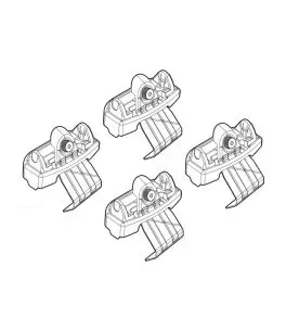 ΑΚΡΑ ΓΙΑ ΜΠΑΡΕΣ NORDRIVE ΓΙΑ VOLVO S90 4D 09/16+ KIT 
