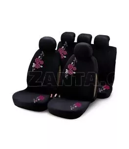 ΚΑΛΥΜΜΑΤΑ ΚΑΘΙΣΜΑΤΩΝ ΣΕΤ MY FLOWER SWIVEL PINK BOTTARI - ΣΕΤ 9 ΤΕΜ. 