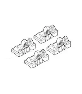 ΑΚΡΑ ΓΙΑ ΜΠΑΡΕΣ NORDRIVE ΓΙΑ VW PASSAT 03/05-12/10 KIT 