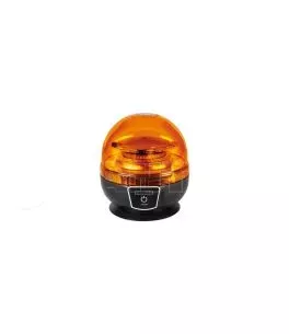 ΦΑΡΟΣ ΜΑΓΝΗΤΙΚΟΣ+ΒΕΝΤΟΥΖΑ RL-11 9-30V+230V ΕΠΑΝΑΦΟΡΤΙΖΟΜΕΝΟΣ ΠΟΡΤΟΚΑΛΙ 45 LED ΜΕ ΣΠΙΡΑΛ 380cm (128x140mm) 