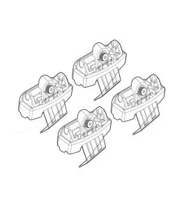 ΑΚΡΑ ΓΙΑ ΜΠΑΡΕΣ NORDRIVE ΓΙΑ VOLVO V60/S60 11/10+ KIT 