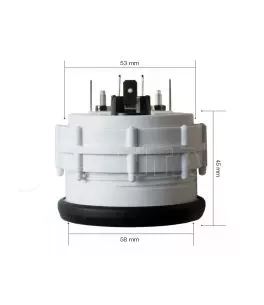 ΟΡΓΑΝΟ ΠΙΕΣΗΣ ΛΑΔΙΟΥ BLACK LINE 58mm ΜΕ ΛΕΥΚΟ ΦΩΤΙΣΜΟ LED (ΜΑΥΡΟ ΚΑΝΤΡΑΝ/ΜΑΥΡΟ ΠΛΑΙΣΙΟ) 