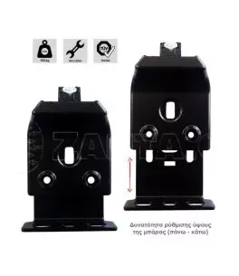 ΚΙΤ ΜΠΑΡΕΣ ΓΙΑ NISSAN INTERSTAR H1/H2 1997-2010 ΜΕ ΕΠΑΓΓΕΛΜΑΤΙΚΕΣ ΜΠΑΡΕΣ ΑΛΟΥΜΙΝΙΟΥ MENABO (8450/MB X 3 - FIX606FP X 3) 