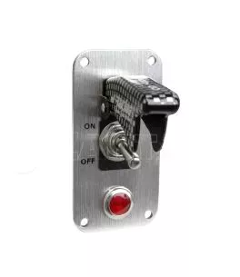 ΔΙΑΚΟΠΤΗΣ ON/OFF BABY GO LIGHT EVO ΑΕΡΟΠΟΡΙΚΟΥ ΤΥΠΟΥ 12V 20A ΚΑΙ ΕΝΔΕΙΞΗ LED (CARBON ΚΑΠΑΚΙ ΜΕ ΒΑΣΗ ΧΡΩΜΙΟΥ) 