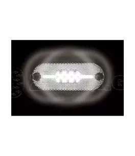 ΦΩΣ ΟΓΚΟΥ ΦΟΡΤΗΓΟΥ 24V 5LED 108x44mm ΛΕΥΚΟ ΑΔΙΑΒΡΟΧΟ LAMPA -1ΤΕΜ. 
