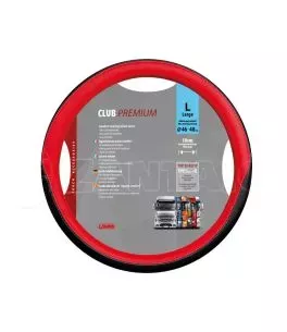 ΚΑΛΥΜΜΑ ΤΙΜΟΝΙΟΥ ΦΟΡΤΗΓΟΥ CLUB PREMIUM L 46/48 cm ΚΟΚΚΙΝΟ/ΜΑΥΡΟ ΑΠΟ ΑΟΣΜΟ, ΜΗ ΤΟΞΙΚΟ, ΟΙΚΟΛΟΓΙΚΟ ΚΑΙ ΑΝΑΚΥΚΛΩΣΙΜΟ TPE ΘΕΡΜΟΠΛΑΣΤ 