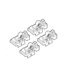 ΑΚΡΑ ΓΙΑ ΜΠΑΡΕΣ NORDRIVE ΓΙΑ RENAULT CLIO 5D 10/05+ KIT 