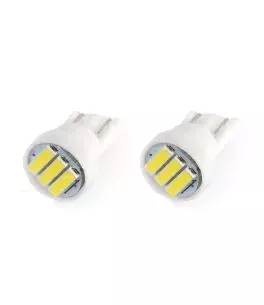 T10 W5W 12V W2,1x9,5d ΛΕΥΚΟ 5.600K 3SMDx7020 (ΚΑΡΦΩΤΟ) 2ΤΕΜ. 