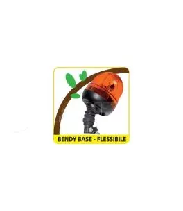 Φάρος με ελαστική βάση RH-3 12V/24V με DIN 125x235mm 