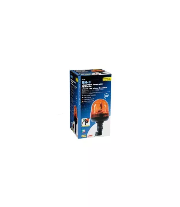 Φάρος με ελαστική βάση RH-3 12V/24V με DIN 125x235mm