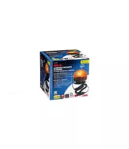 ΜΑΓΝΗΤΙΚΟΣ ΦΑΡΟΣ RH-4 12V/24V (ΠΟΡΤΟΚΑΛΙ/ΚΟΝΤΟΣ/ΣΤΡΟΓΓΥΛΟΣ ΜΕ ΦΙΣ ΑΝΑΠΤΗΡΑ - 130 Χ 135 mm) 
