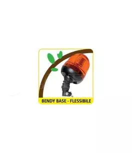 Φάρος βιδωτός Ελαστικός RL-3 12V/24V με DIN 125x250mm 