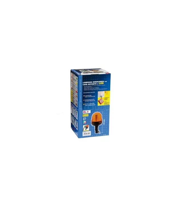 Φάρος βιδωτός Ελαστικός RL-3 12V/24V με DIN 125x250mm