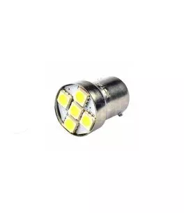 Λάμπα Ba15s (R10W /P21W) 5xSMD 5050 12V Λευκή 2τεμ 
