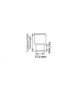 Μπουλόνια Ασφαλείας 12x1,25 15/35mm (21) ίσια J020 