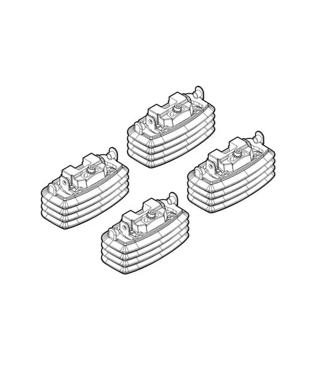 ΑΚΡΑ ΓΙΑ ΜΠΑΡΕΣ NORDRIVE ΓΙΑ MERCEDES E-KLAS W211 3/02-2/09 KIT