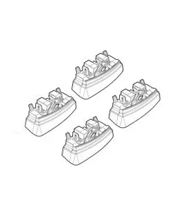 ΑΚΡΑ ΓΙΑ ΜΠΑΡΕΣ NORDRIVE ΓΙΑ PEUGEOT 3008/5008 11/09+ KIT 