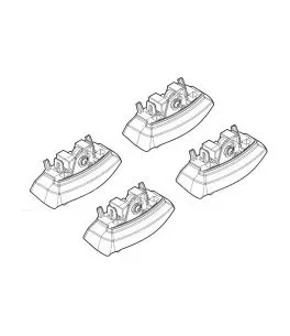 ΑΚΡΑ ΓΙΑ ΜΠΑΡΕΣ NORDRIVE ΓΙΑ OPEL ADAM 02/13+ KIT 