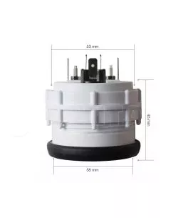 ΟΡΓΑΝΟ ΕΝΔΕΙΞΗΣ ΒΕΝΖΙΝΗΣ ΜΑΥΡΟ 52mm 2 INCH BLACK LINE 