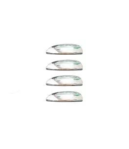 ΧΕΡΟΥΛΙΑ ΠΟΡΤΑΣ ΓΙΑ RENAULT CLIO SYMBOL SEDAN 99-06  ΧΡΩΜΙΟ ΜΕΤΑΛΛΙΚΑ 4ΠΟΡΤΕΣ 4ΤΕΜ 