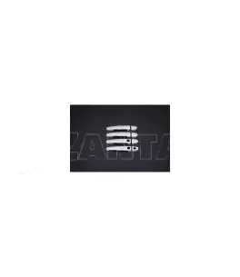 ΧΕΡΟΥΛΙΑ ΠΟΡΤΑΣ ΓΙΑ TOYOTA COROLLA HB 5D /SEDAN 07-13  ΧΡΩΜΙΟ ΜΕΤΑΛΛΙΚΑ 4ΠΟΡΤΕΣ 4ΤΕΜ (ΤΡΥΠΑ SENSOR) 