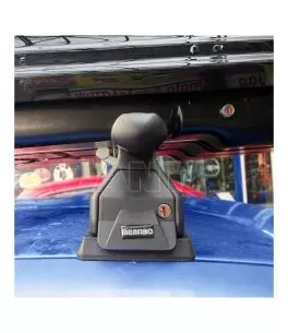 KIT ΜΕ ΜΠΑΡΕΣ ΟΡΟΦΗΣ ΓΙΑ MAZDA 3 5D 2003-2013 ΑΛΟΥΜΙΝΙΟΥ ΚΑΙ ΜΠΑΓΚΑΖΙΕΡΑ ΟΡΟΦΗΣ MANIA 460 DUO MENABO (AL2-3360/MB-FIX509FP-3290/ 