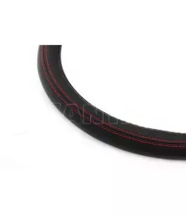 ΚΑΛΥΜΜΑ ΤΙΜΟΝΙΟΥ 37/39CM SWC-01 ΜΑΥΡΟ ΜΕ ΚΟΚΚΙΝΗ ΡΑΦΗ 