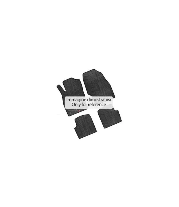 ΜΑΡΚΕ ΠΑΤΑΚΙΑ ΣΕ ΣΚΑΦΗ ΛΑΣΤΙΧΟ ΓΙΑ SMART FORFOUR 11/2014+ SUMISURA ΣΕ ΜΑΥΡΟ ΧΡΩΜΑ ME ΚΟΥΜΠΩΜΑΤΑ LAMPA - 4 ΤΕΜ.