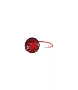 Φώτα Ογκου Φορτηγού 24V 1 Led 2τεμ Κόκκινα R-14 