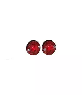 Φώτα Ογκου Φορτηγού 24V 1 Led 2τεμ Κόκκινα R-14 