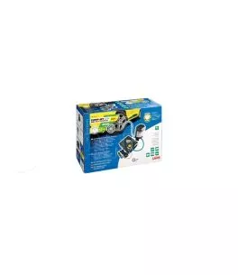 Κομπρεσέρ Ελαστικών 12V 450ml με υγρό επισκευής 450ml Μανόμετρο ΚΑΙ Μετρητή Πίεσης 