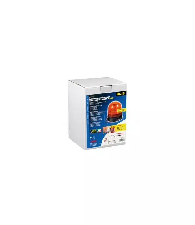ΦΑΡΟΣ RL-5 12V/24V 3 ΧΡΗΣΕΩΝ (ΠΟΡΤΟΚΑΛΙ/ΒΙΔΩΤΟΣ - 140 Χ 150 mm)