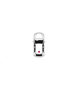 ΚΕΡΑΙΑ ΟΡΟΦΗΣ ΜΑΥΡΗ PERSONAL 30cm Φ5mm ΜΕ ΚΑΛΩΔΙΟ (PEUGEOT) 