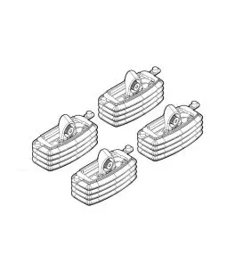 ΑΚΡΑ ΓΙΑ ΜΠΑΡΕΣ NORDRIVE ΓΙΑ FIAT IDEA 01/04-11/12 KIT 