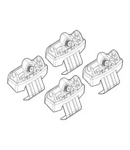 ΑΚΡΑ ΓΙΑ ΜΠΑΡΕΣ NORDRIVE ΓΙΑ FORD S-MAX 10/15+ KIT 