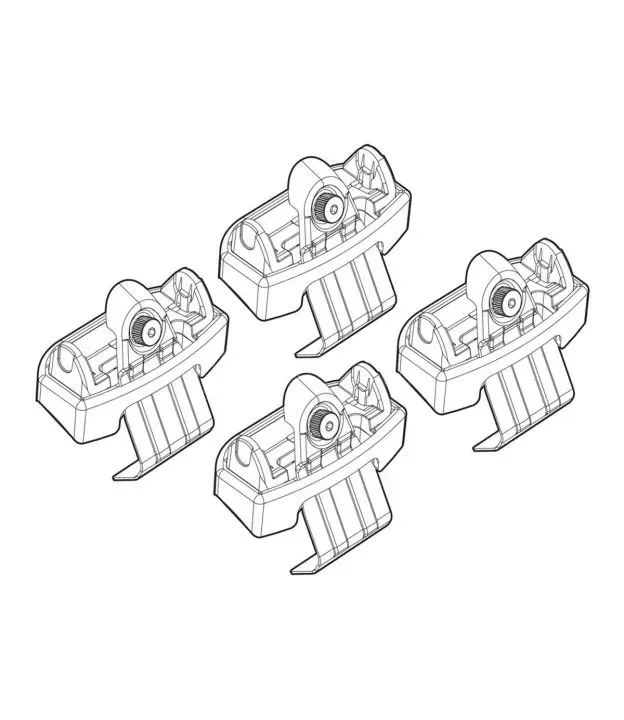 ΑΚΡΑ ΓΙΑ ΜΠΑΡΕΣ NORDRIVE ΓΙΑ FORD S-MAX 10/15+ KIT