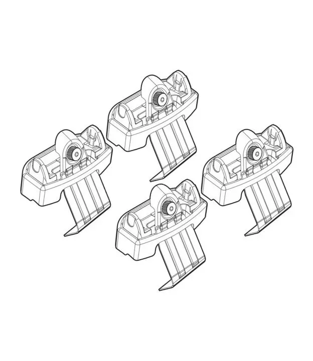 ΑΚΡΑ ΓΙΑ ΜΠΑΡΕΣ NORDRIVE ΓΙΑ RENAULT MEGANE IV 5D 01/16+ KIT