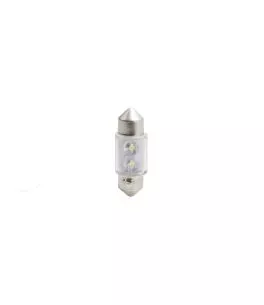 ΛΑΜΠΑΚΙΑ ΠΛΑΦΟΝΙΕΡΑΣ C5W/C10W 12V 0,26W SV8,5 31mm LED 2xFlux 3mm ΛΕΥΚΟ BLISTER 2ΤΕΜ 
