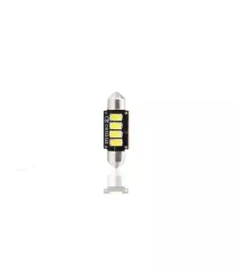 ΛΑΜΠΑΚΙΑ ΠΛΑΦΟΝΙΕΡΑΣ C5W/C10W 12V 2W SV8,5 36mm CAN-BUS+RADIATOR LED 4xSMD5730 ΛΕΥΚΟ BLISTER 1τεμ 