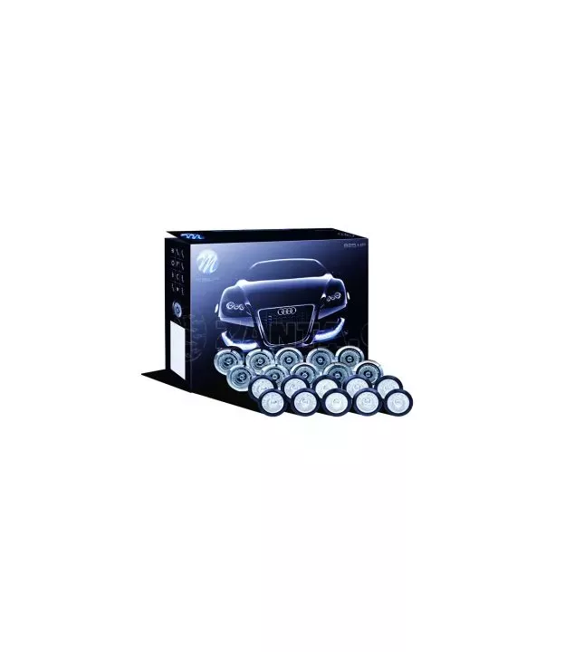 DAYLINE ΠΡΟΣΘΕΤΟ ΔΙΕΘΝΗ ΜΕ 20 ΞΕΧΩΡΙΣΤΑ LED HP 1WX20 12V Φ20mm ΜΑΥΡΑ