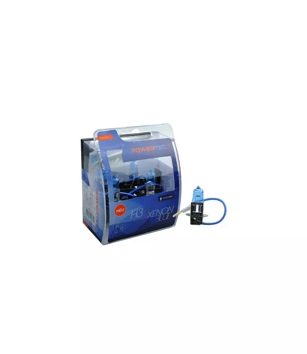 H3 12V 55W PK22s 5.000K POWERTEC XENON BLUE 2ΤΕΜ. M-TECH