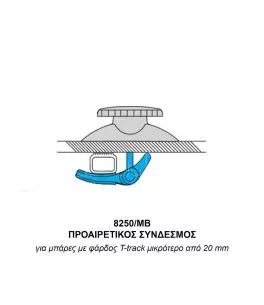 ΜΠΑΓΚΑΖΙΕΡΑ ΟΡΟΦΗΣ DIAMOND 450 DUO BLACK (ΜΑΥΡΗ/ΓΥΑΛΙΣΤΕΡΗ) MENABO 