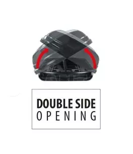ΜΠΑΓΚΑΖΙΕΡΑ ΟΡΟΦΗΣ DIAMOND 450 DUO BLACK (ΜΑΥΡΗ/ΓΥΑΛΙΣΤΕΡΗ) MENABO 