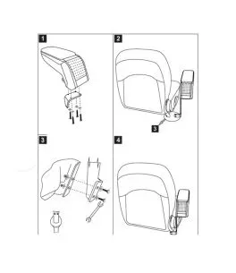 ΤΕΜΠΕΛΗΣ ΑΥΤΟΚΙΝΗΤΟΥ ARMSTER S ΓΙΑ SMART FORTWO 451 2007-2014 ΠΟΥ ΒΙΔΩΝΕΙ ΣΤΟ ΚΑΘΙΣΜΑ - ΣΕ ΜΑΥΡΟ ΧΡΩΜΑ RATI - 1 ΤΕΜ. 
