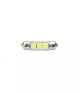 ΛΑΜΠΑΚΙΑ ΠΛΑΦΟΝΙΕΡΑΣ C5W/C10W 12V 0,72W SV8,5 36mm CAN-BUS LED 3xSMD5050 PREMIUM ΛΕΥΚΟ BLISTER 2ΤΕΜ 